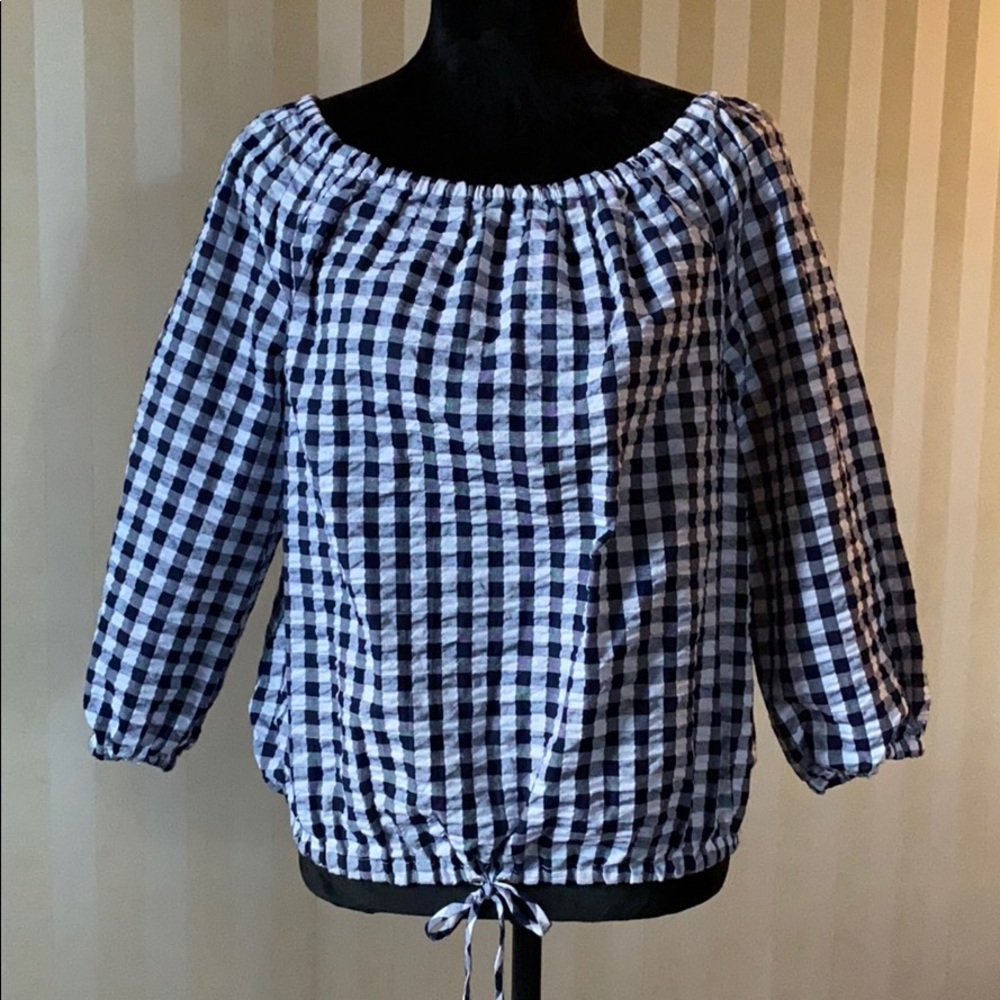 🛍Pretty gingham top - Picture 3 of 8